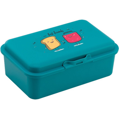 Ланч-бокс детский Economix FRIENDS 750 мл, бирюзовый (E98392) Винница - изображение 1
