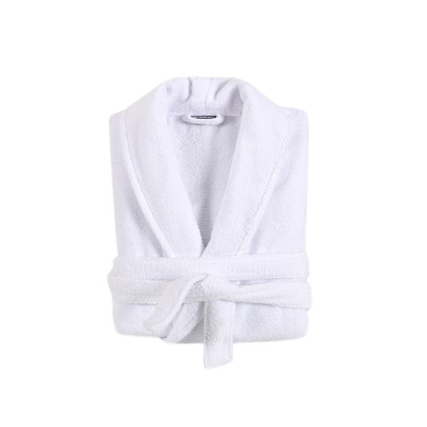 Чоловічий махровий халат Ideal Textile білий (56860706) Чернівці - фото 3