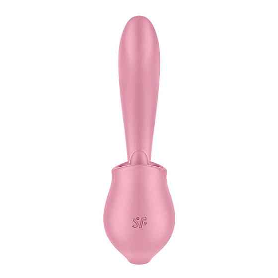 Вагинально-клиторальный вибратор Satisfyer Tongue Genius с язычком Sex Aura Киев
