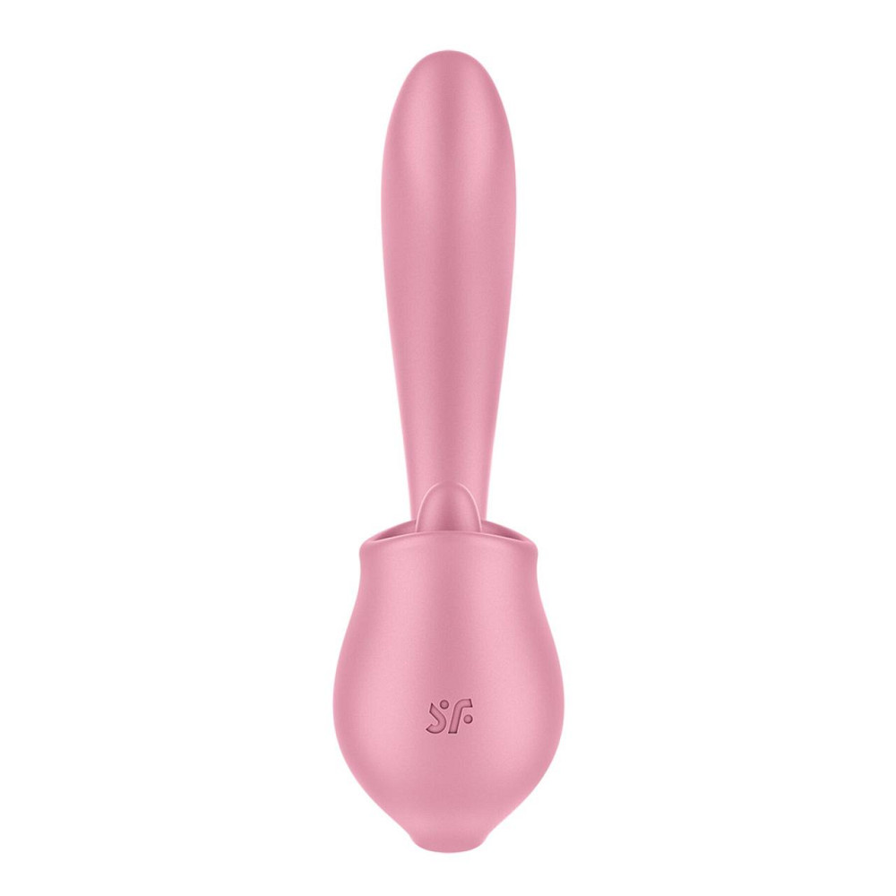 Вагинально-клиторальный вибратор Satisfyer Tongue Genius с язычком Sex Aura Киев - изображение 3