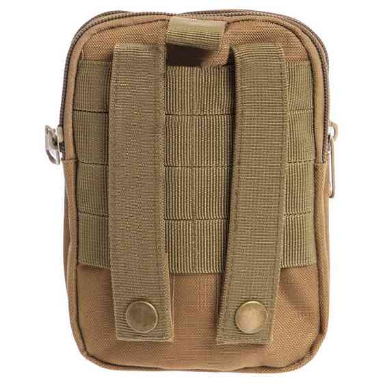 Підсумок-органайзер для телефону, документів та особистих речей койот (тактичний утилітарний, на РПС, пояс, жилет, ремінь, MOLLE) Коломия