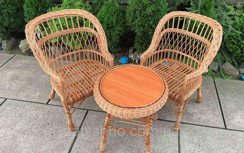 Плетеный набор мебели на балкон Киев - изображение 8