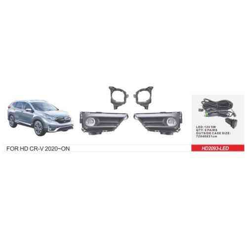 Дополнительные фары Honda CR-V 2019+, модель HD-2093L, U.S TYPE, LED 12V 5W с электропроводкой Харьков