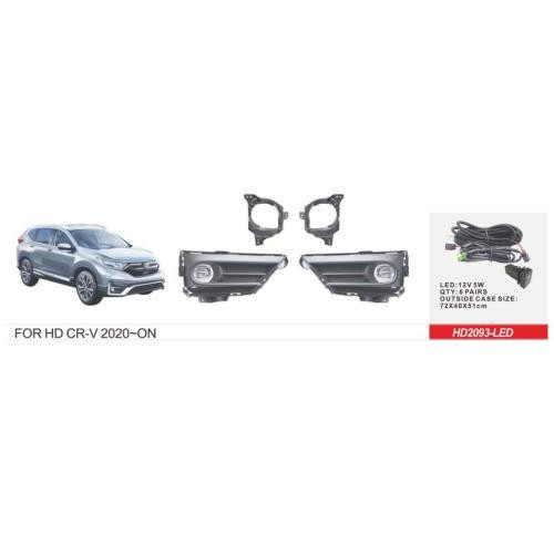 Дополнительные фары Honda CR-V 2019+, модель HD-2093L, U.S TYPE, LED 12V 5W с электропроводкой Харьков - изображение 1