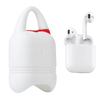 Чехол для наушников Kindon i-Smile для Apple AirPods IPH1430 White (702345) Винница - изображение 2