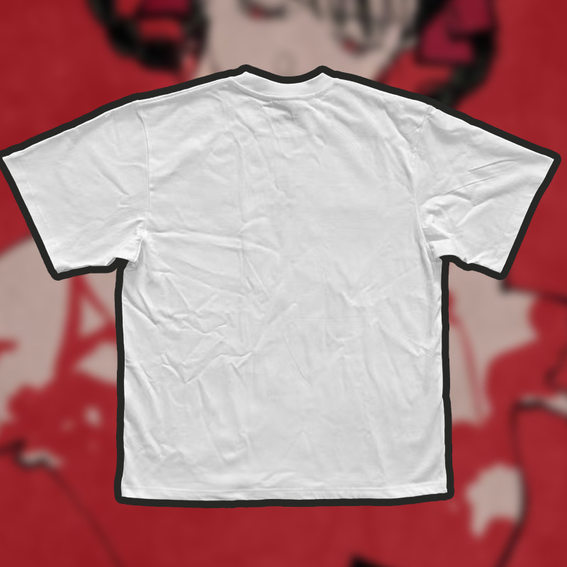 Футболка чоловіча з принтом аніме Аніме Кіте Аніме Сава оверсайз (S/M/L) Черний Дніпро - фото 2