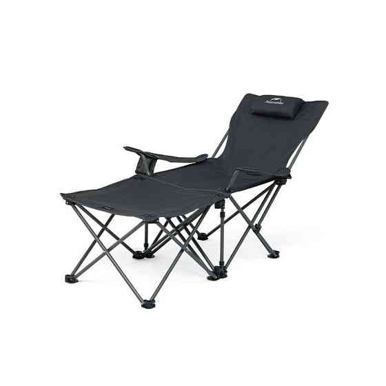 Складне туристичне крісло Naturehike CNK2350JJ011 алюміній (Чорний) Вінниця
