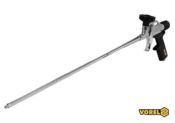 Пістолет для нанесення монтажної піни VOREL : L= 500 мм, алюмінієвий, з подовженим соплом [20/160] Одеса