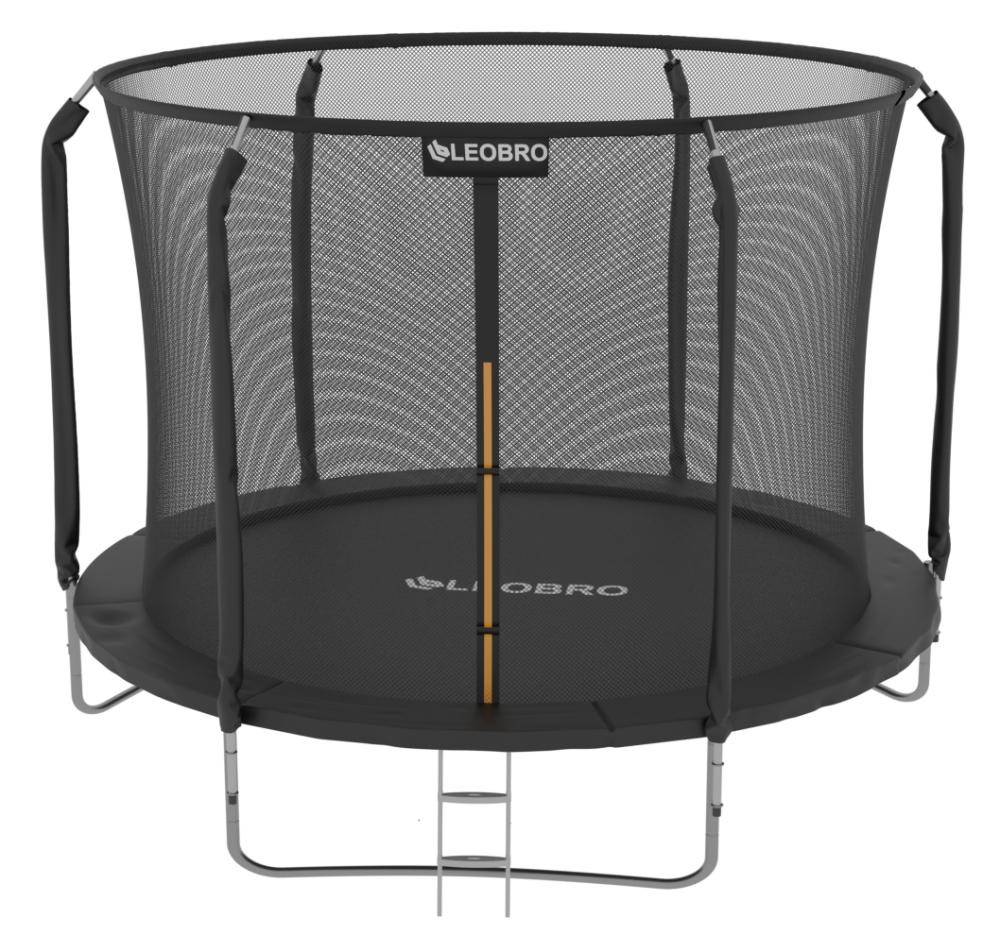 Батут дитячий LEOBRO Premium 252 см із внутрішньою захисною сіткою 8FT Київ - фото 2