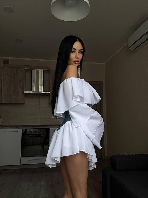 Женский романтичный костюм двойка: многослойная блуза и шорты-юбка креп шифон + джинс бенгалин Одесса - изображение 9