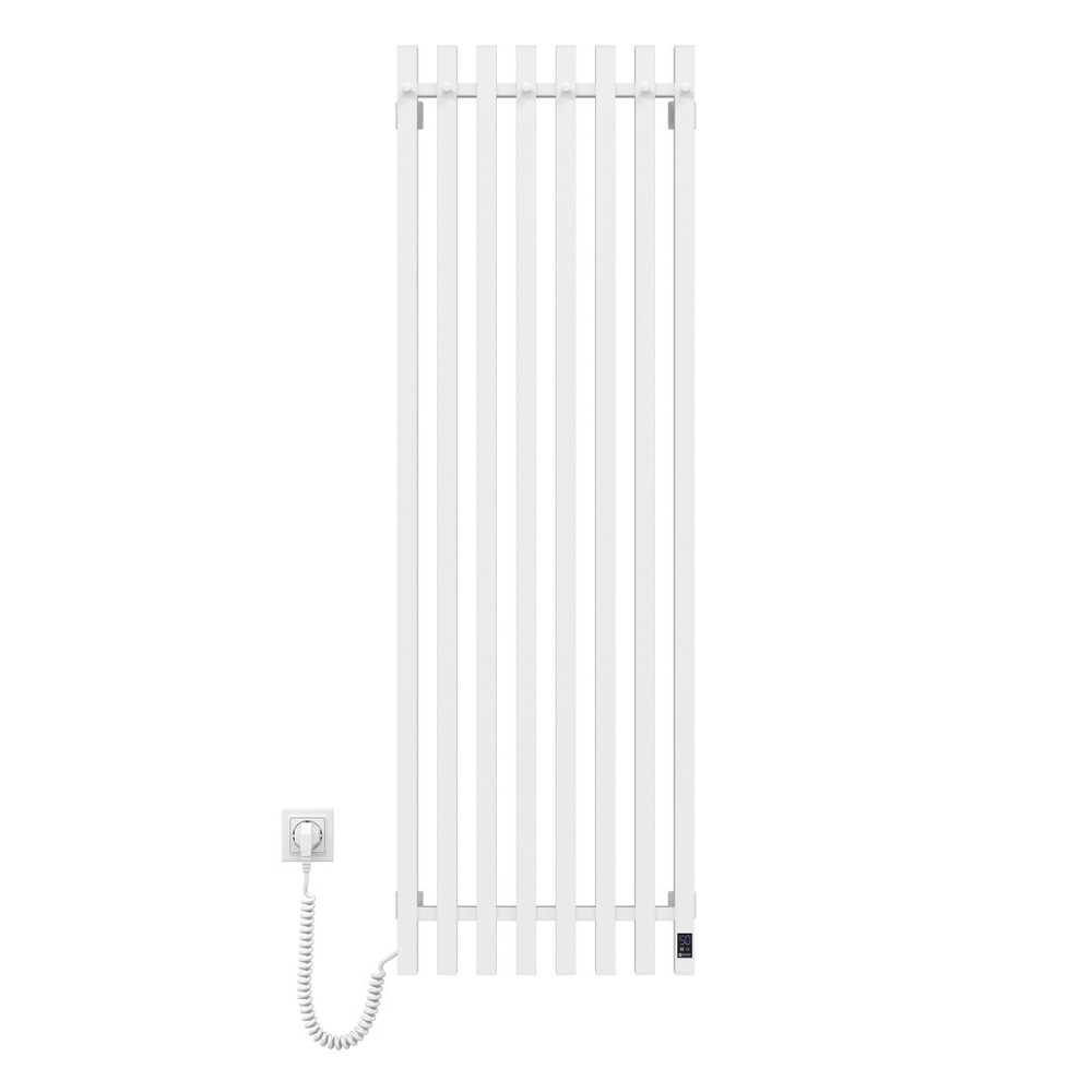 Сушарка для рушників електрична Navin Levante 450х1400 Sensor ліва з Wi-Fi, білий оксамит Київ - фото 2