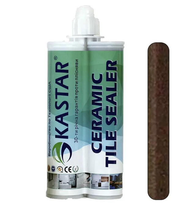 Епоксидна фуга для швів Kastar Ceramic Tile Sealant K04 коричневий балі 400 мл Київ - фото 1