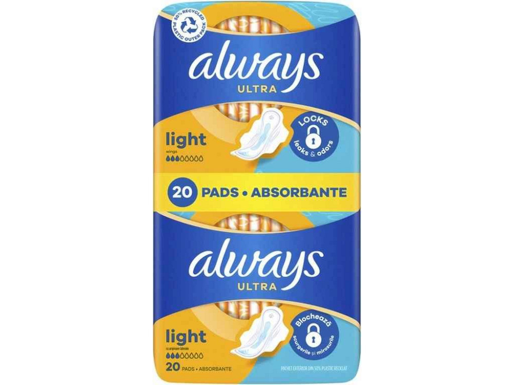 Прокладки гигиенические Дени 3к. 20шт Ultra Light Duo ТМ ALWAYS Киев - изображение 1