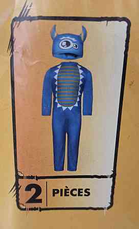 Дитячий костюм Монстр на Хелловін розмір 2-4 роки 98-104 Німеччина синій Київ