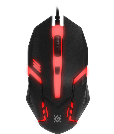 Набор клавиатура + мышь (проводной) Defender Glion C-123 RGB-подсветка (Черный) Киев