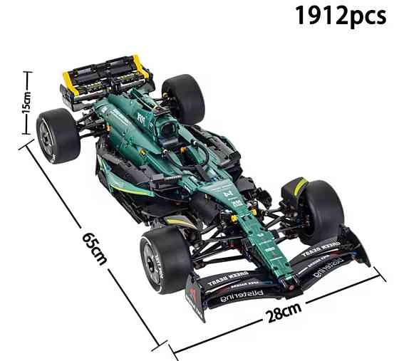 Акция3+1 Конструктор 1912 запчастей Астон Мартин F1 формула 1 MoC LEGO.  Есть Харьков