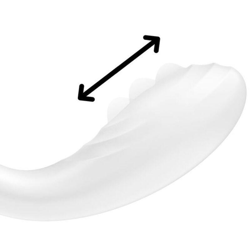 Вібратор із перлинною стимуляцією точки G Satisfyer Rrrolling Pleasure White Sex Aura Київ - фото 2