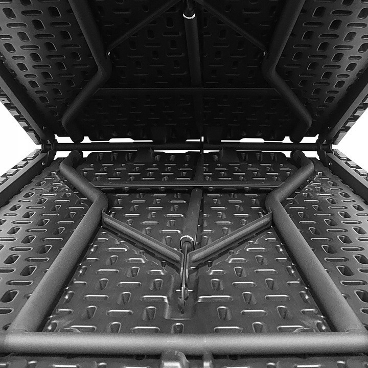 Садовый Стол складной с скамейками 180 см + чехол Gardlov (17966) Black Нововолынск - изображение 5