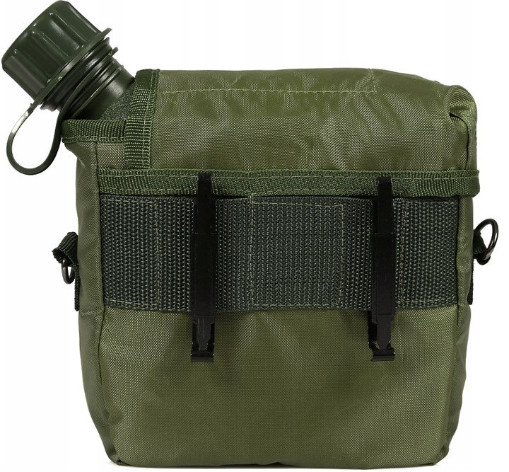 Армійська Фляга двох квартова 1.9 літрів з чохлом та ременем Mil-Tec від Sturm "USA" (14510001) Olive Нововолинськ - фото 6