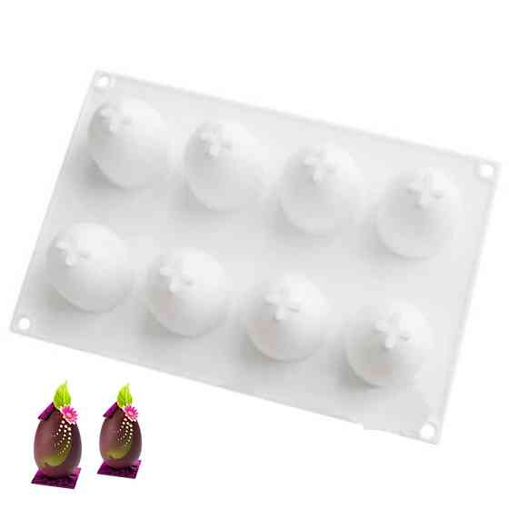 Молд силиконовый Яйца 170 на 260 мм серый Киев