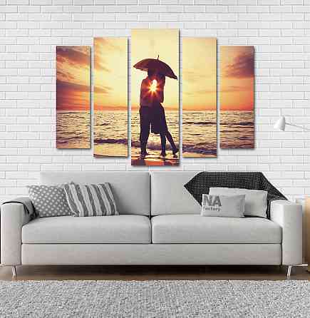 Модульна картина Пара Пляж Art-186_5 Київ