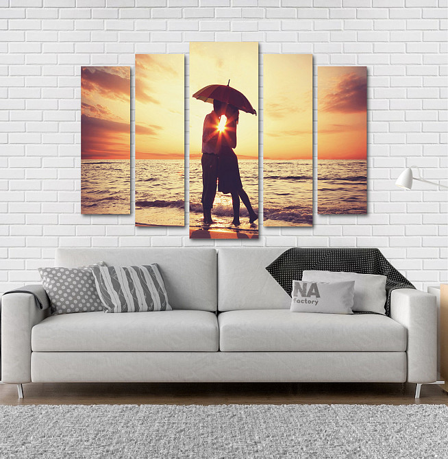Модульна картина Пара Пляж Art-186_5 Київ - фото 2