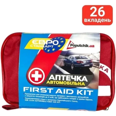 Набір техдопомоги Poputchik Євростандарт з ВВПА Кросовер чорний (01-227-IS) Вінниця - фото 3