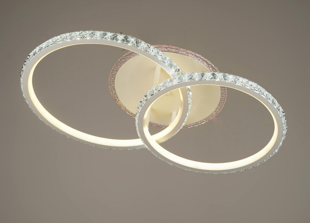 Люстра світлодіодна акрілова Sirius B YT393/2 (80W+12W RGB) Коломия - фото 1