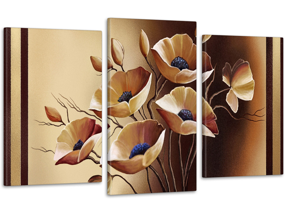 Модульная картина Цветы Абстракция Art-226_3 Киев - изображение 2