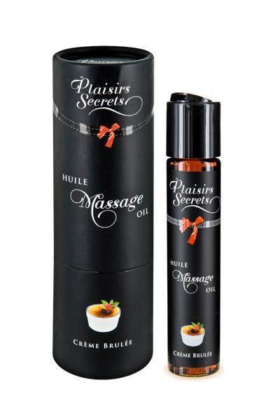 Массажное масло Plaisirs Secrets Creme Brulee (59 мл) с афродизиаками съедобное, подарочная упаковка Sex Aura Киев - изображение 1
