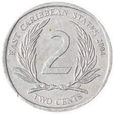 Кариби 2 центу 2004 Полтава - фото 1