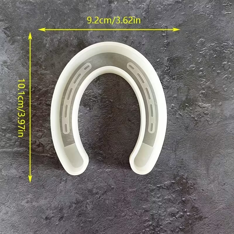 Силиконовая форма-подкова для свечей, смолы и гипса — белая Киев - изображение 5