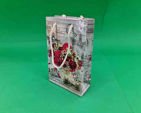 Пакет бумажный подарочный малый 11/18/5(арт М078) (12 шт) Харьков