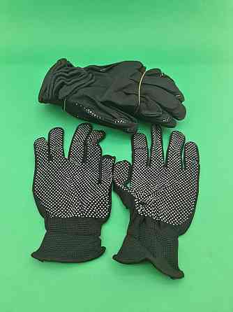 Хозяйственные перчатки Нейлоновые с микроточкой (12 пар) Харків