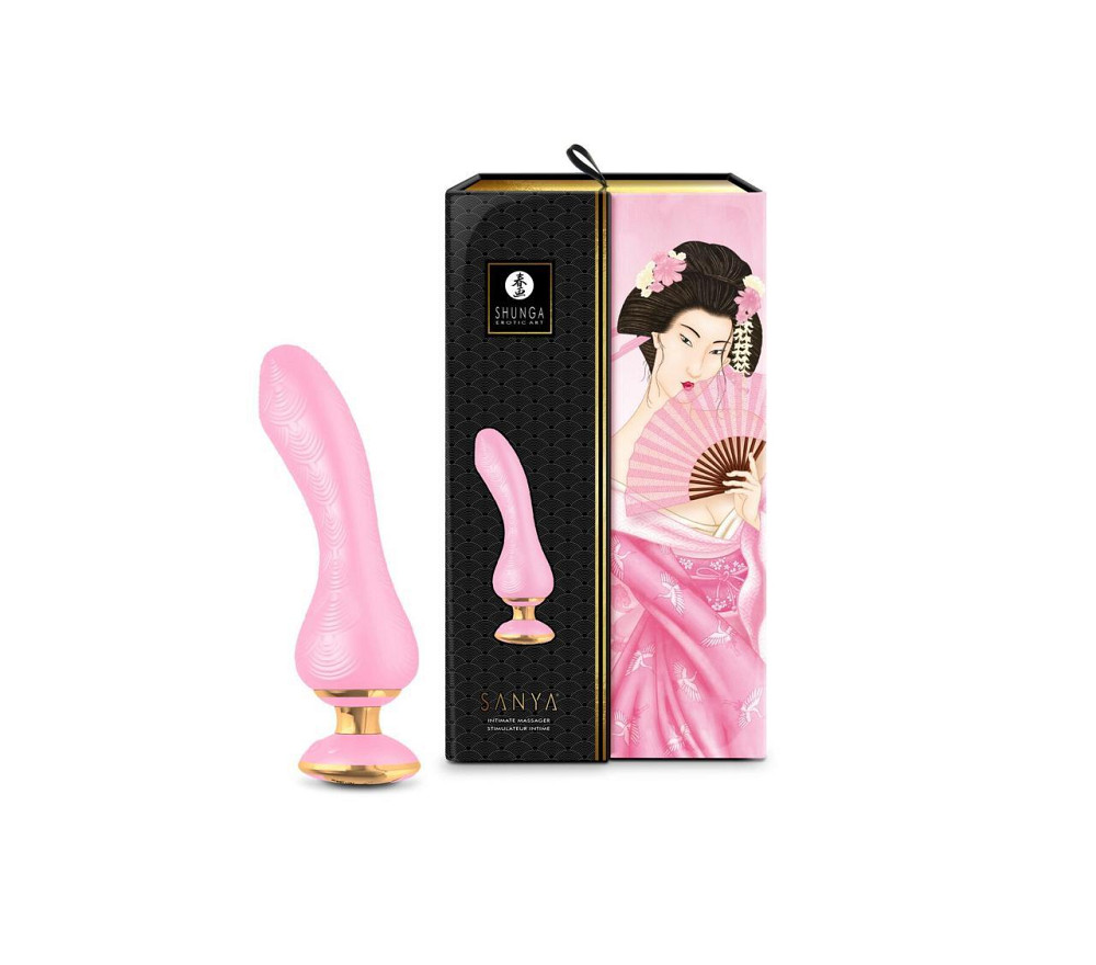 Вибратор для точки G Shunga Sanya Light Pink, гибкий ствол Sex Aura Киев - изображение 6