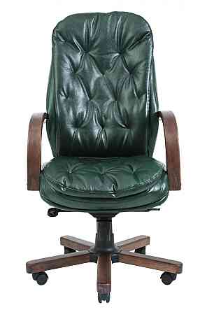 Офисное Кресло Руководителя Richman Venice Madras Green India Wood М3 MultiBlock Зеленый Днепр