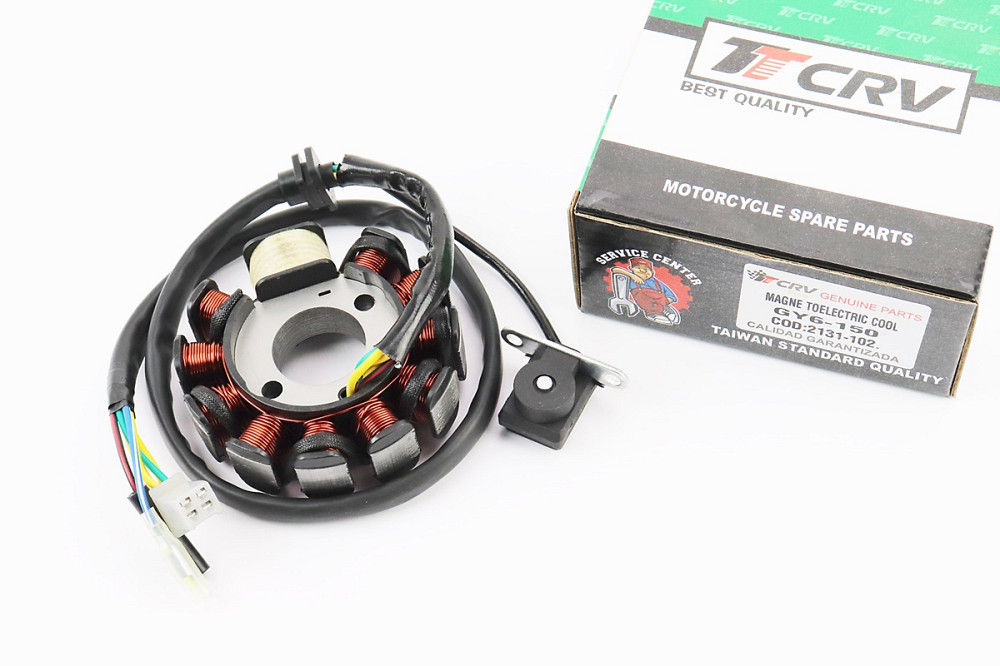 Статор магнето (генератора) (11 котушок роз'єм "мама 4+2") висота 32мм Киев - изображение 1