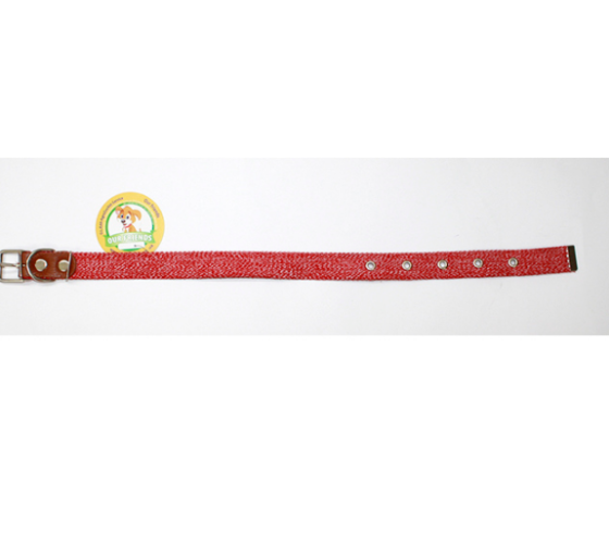 Нашийник 5522 25мм "MILANGE" одинарний (Червоний) Вінниця