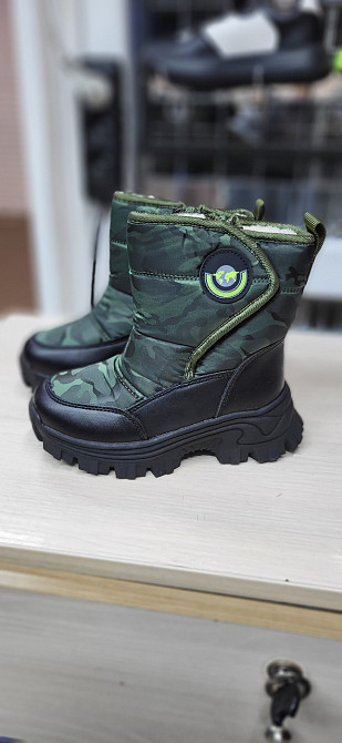 Детские  зимние дутики милитари хаки 27,29,30 Николаев - изображение 2