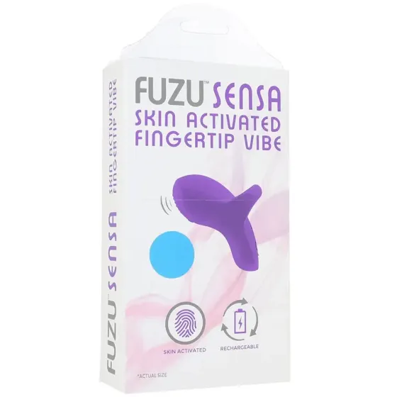 Вібратор на палець FUZU Sensa Skin Activated Fingertip Vibe – Pastel Blue, сенсорне керування, 8 режимів Львів