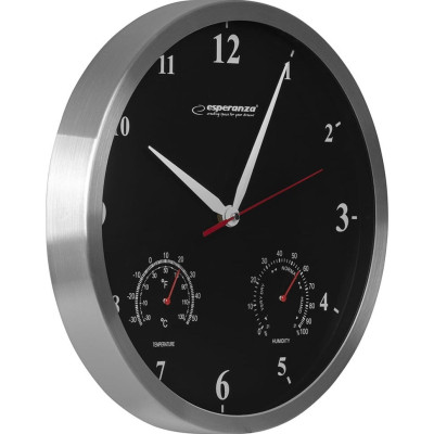 Настенные часы Esperanza Wall Clock Washington 30 см Black (EHC008K) Винница - изображение 2