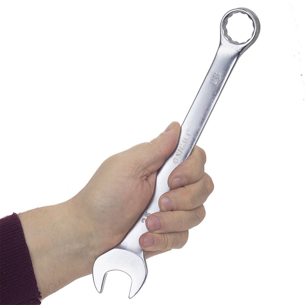 Ключ рожково-накидной 25мм CrV satine SIGMA (6021251) Киев - изображение 6