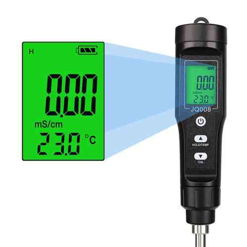 Цифровой измеритель электропроводности JQ008 для определения электропроводности и температуры почвы Киев