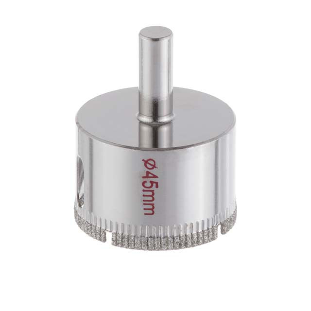 Свердло алмазне трубчасте по склу та кераміці, 45 мм INTERTOOL SD-0365 Київ - фото 2