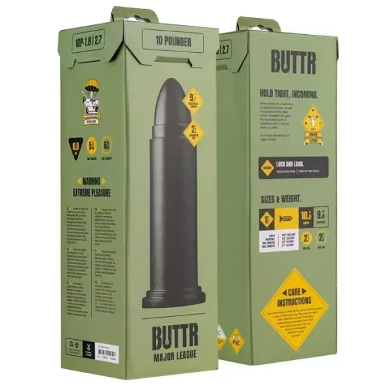Великий анальний плаг для фістингу BUTTR Pounder Dildo Sex Aura Київ