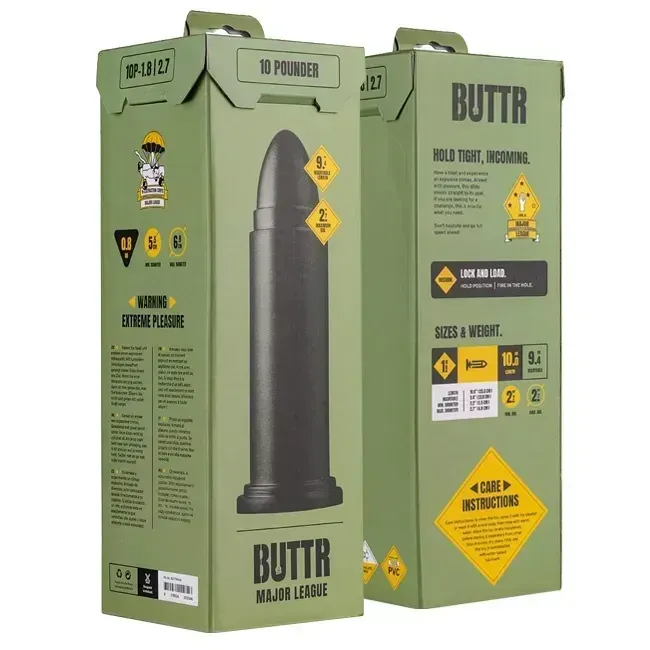 Великий анальний плаг для фістингу BUTTR Pounder Dildo Sex Aura Київ - фото 1