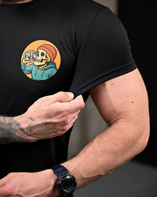 Тактична потовідвідна футболка Revo black ПП7727 Одеса - фото 7