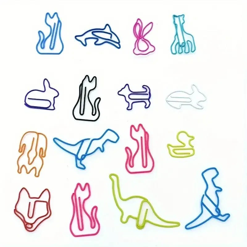 Набір декоративних скріпок у формі фігурок (30 шт) — рандомний вибір дизайну Київ - фото 6