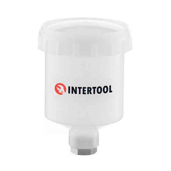 Бачок пластиковый для HVLP мини, внутренняя резьба M14×1, 125 мл INTERTOOL PT-1900 Киев