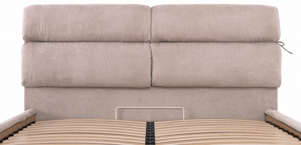 Кровать Двуспальная Edinburgh Comfort 180 х 200 см Мисти Mocco С подъемным механизмом и нишей для белья Мокко Днепр - изображение 11